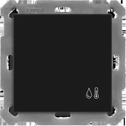 MDT KNX Raumtemperatur-/Feuch 55 schwarz matt SCN-TFS5506.01