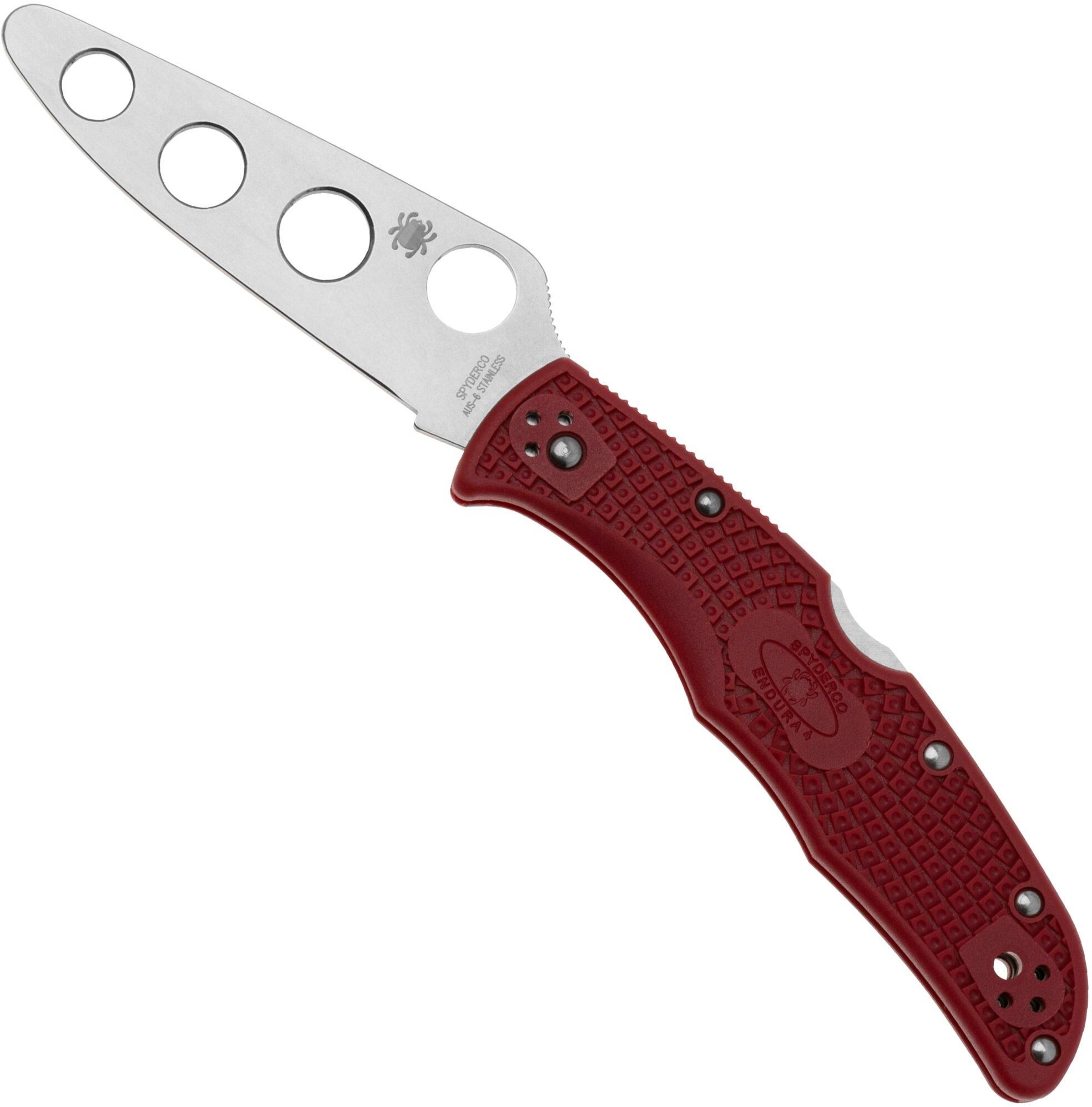 Spyderco Endura 4 Trainer C10TR Red FRN, coltello da allenamento