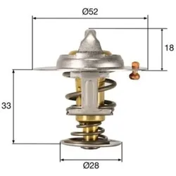 Thermostat Kühlmittel MAHLE TX 327 92D für Ford Focus III Turnier