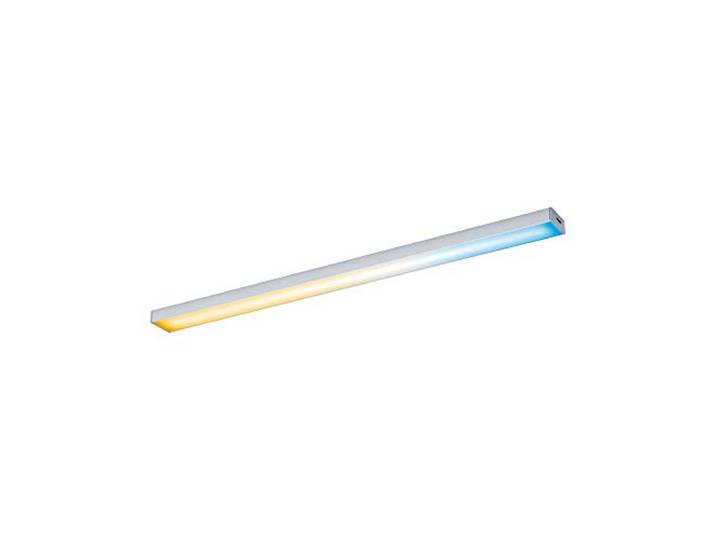 Paulmann 99968 LED Möbelleuchte Clever Connect Spot Barre 350mm 12V eckig incl. 1x3,5 Watt dimmbar Schrankleuchte Chrom matt Schranklicht Kunststoff Küchenlampe 2700-6500K
