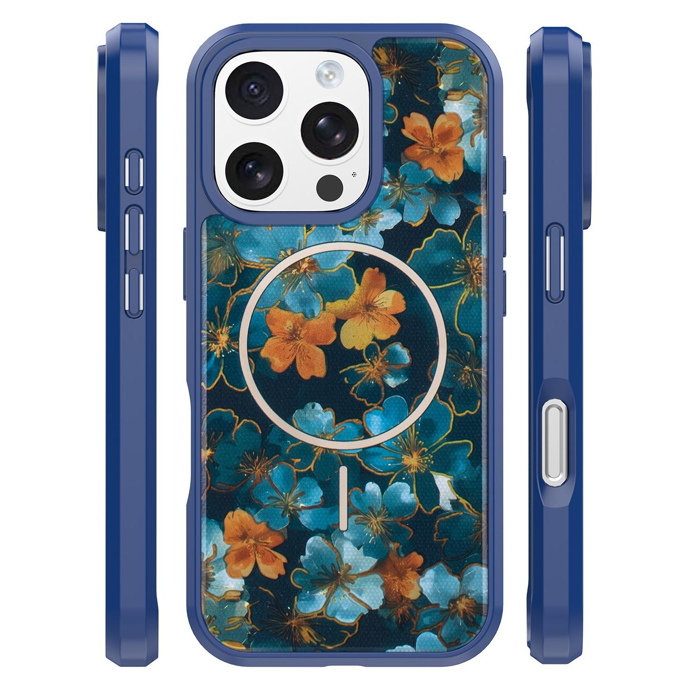 OEM "Golden Autumn"-Hülle für das iPhone 16 Pro Max 6,9" in Dunkelblau (Apple iPhone 16 Pro Max) (77237992)