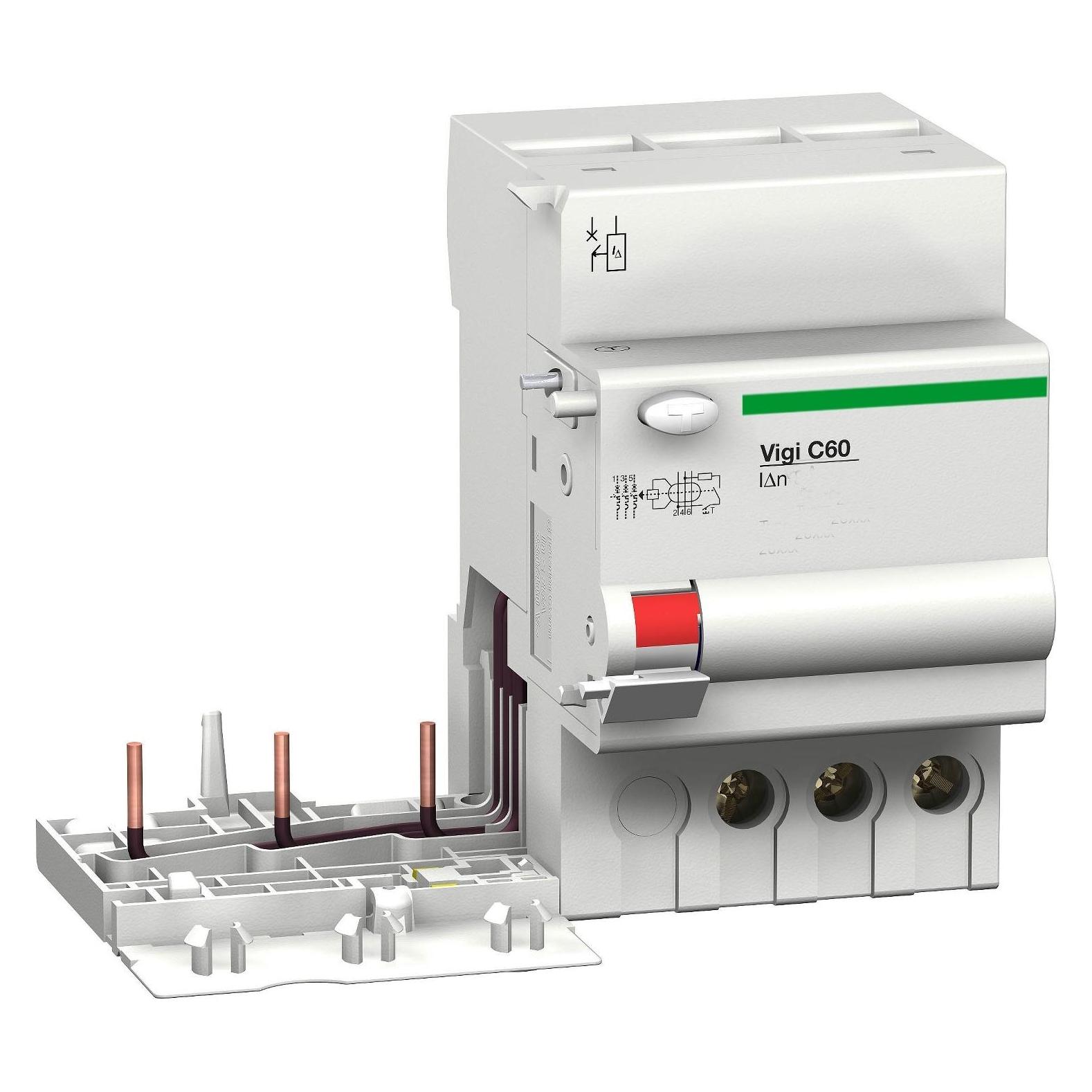 Schneider Electric M9V11363 M9 VIGI C60 3P 63A 30MA AC FI-Block (M9V11363)