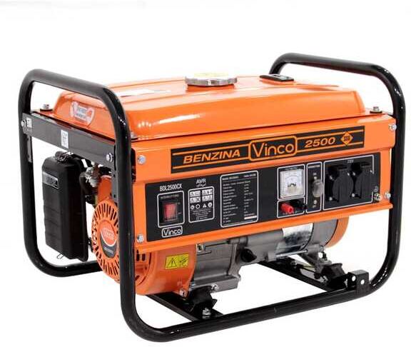 Vinco BDL2500CX - Generatore di corrente con AVR 2.3 kW - Continua 2 kw Monofase