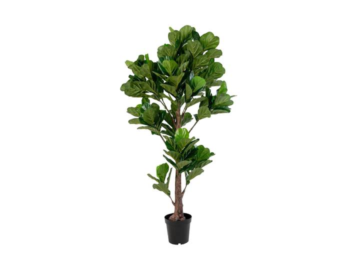 Lebensechte Kunstpflanze „Fiddle Leaf Tree“ Grün, Braun Nordic Living