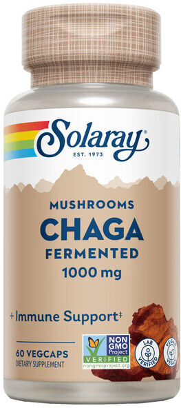 Solaray Fermented Chaga 60 Cápsulas
