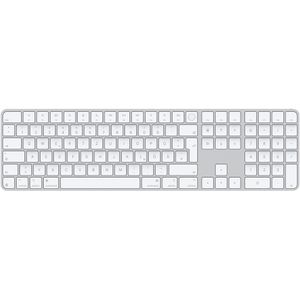 Apple Tastatur Magic Keyboard mit Touch-ID, MXK73D/A, flaches Design, Bluetooth, weiß/silber