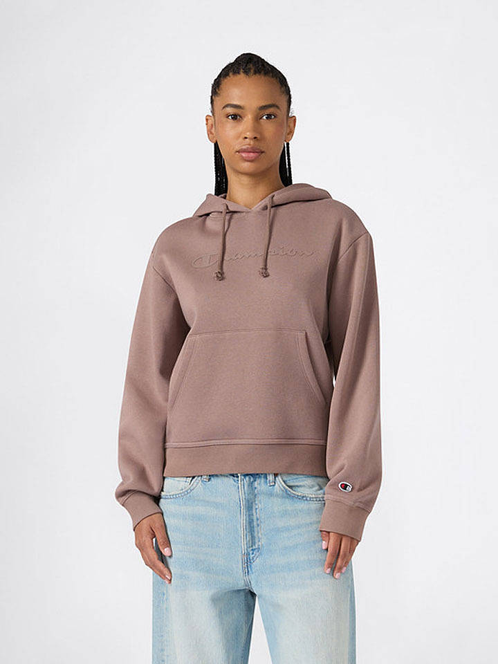 Champion Hoodie in Beige - L