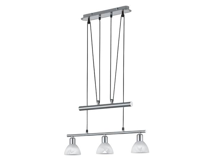 TRIO LEUCHTEN LED Pendelleuchte LEVISTO , grau (nickelfarben), 3, Leuchten, LED Hängelampe, LED Hängeleuchte, LED Pendelleuchte