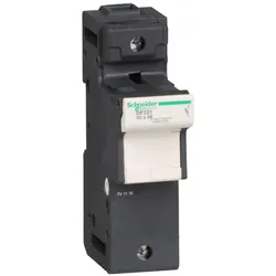 Schneider Electric DF221 Sicherungshalter TeSys, 1p 125A, Sicherungsgröße 22x58mm  - 6 Stück