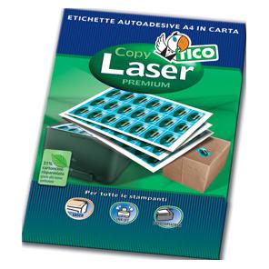 Tico Kopierlaser Premium Selbstklebeetikett Weiss 100 Stück (LP4W-210297)