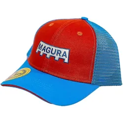 MAGURA Snapback Basecap 70's Vintage Logo | blau & rot