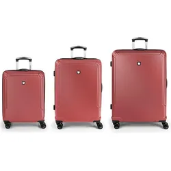 Gabol Vienna 4-Rollen Kofferset 3tlg., Koffer, Rosa