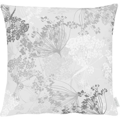 Dekokissen APELT "5453", grau, B:48cm L:48cm, Obermaterial: 70% Polyester, 30% Baumwolle. Füllung: 100% Polyester, Dekokissen_Sitzkissen_Kissenhüllen