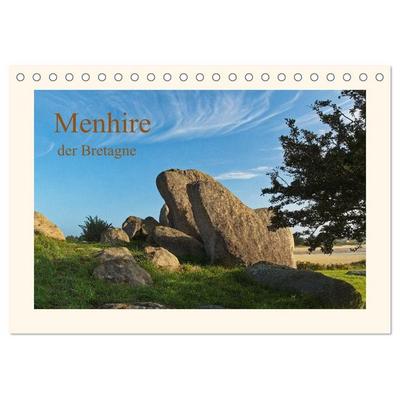Menhire der Bretagne (Tischkalender 2027 DIN A5 quer), CALVENDO Monatskalender