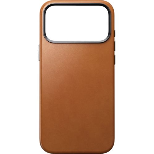 Nomad Traditional Leather Case iPhone 18 Pro Max Saddle Hw.