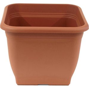 Greemotion Pflanztopf Pia, 14,5 Liter, 33 x 33 x 26,3 cm, terrakotta, aus Kunststoff