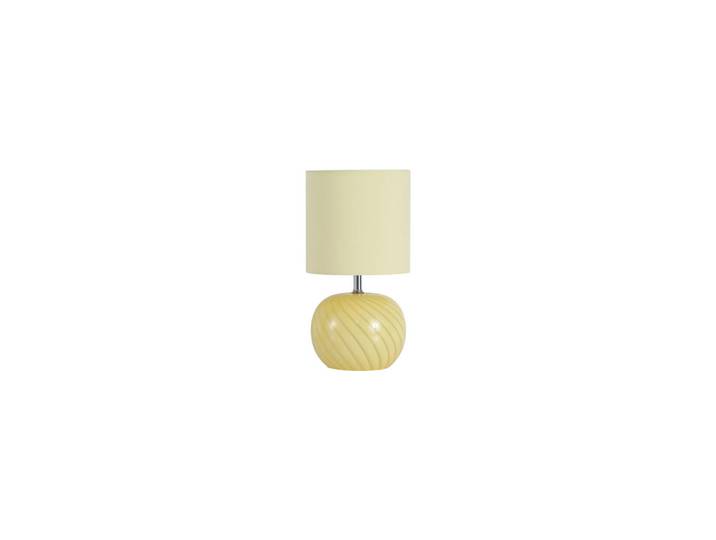 Tischleuchte Fete, Gelb, Metall, Glas, Keramik, 30.5 cm, Europäischer Sicherheitsstandard, Lampen & Leuchten, Innenbeleuchtung, Tischlampen, Tischlampen