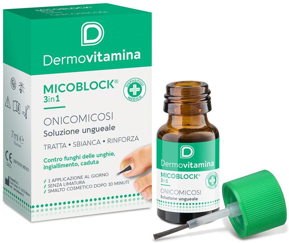 PASQUALI SpA Dermovitamina Micoblock 3 in 1, 7 ml
