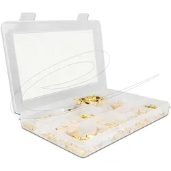 Delock Crimpbox 120-teilig 50 Ohm mit SMA, SMB und RP-SMA Konnektoren, Elektronikkabel + Stecker, Gold