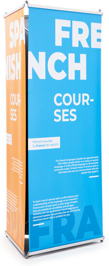 Pixartprinting Expositor tres caras para eventos