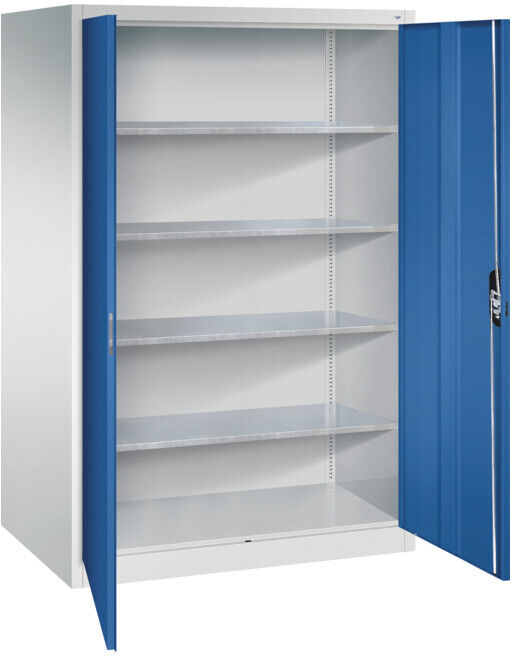 C+P Armoire à outils Acurado, 1950x1200x800mm, 7035/5010 ; C + P Möbelsysteme (8934-00 S10328)