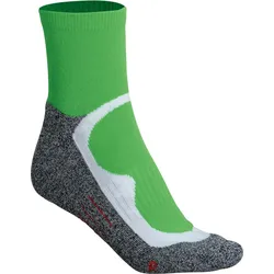 James & Nicholson Unisex Sport Socken kurz JN210 green 35-38