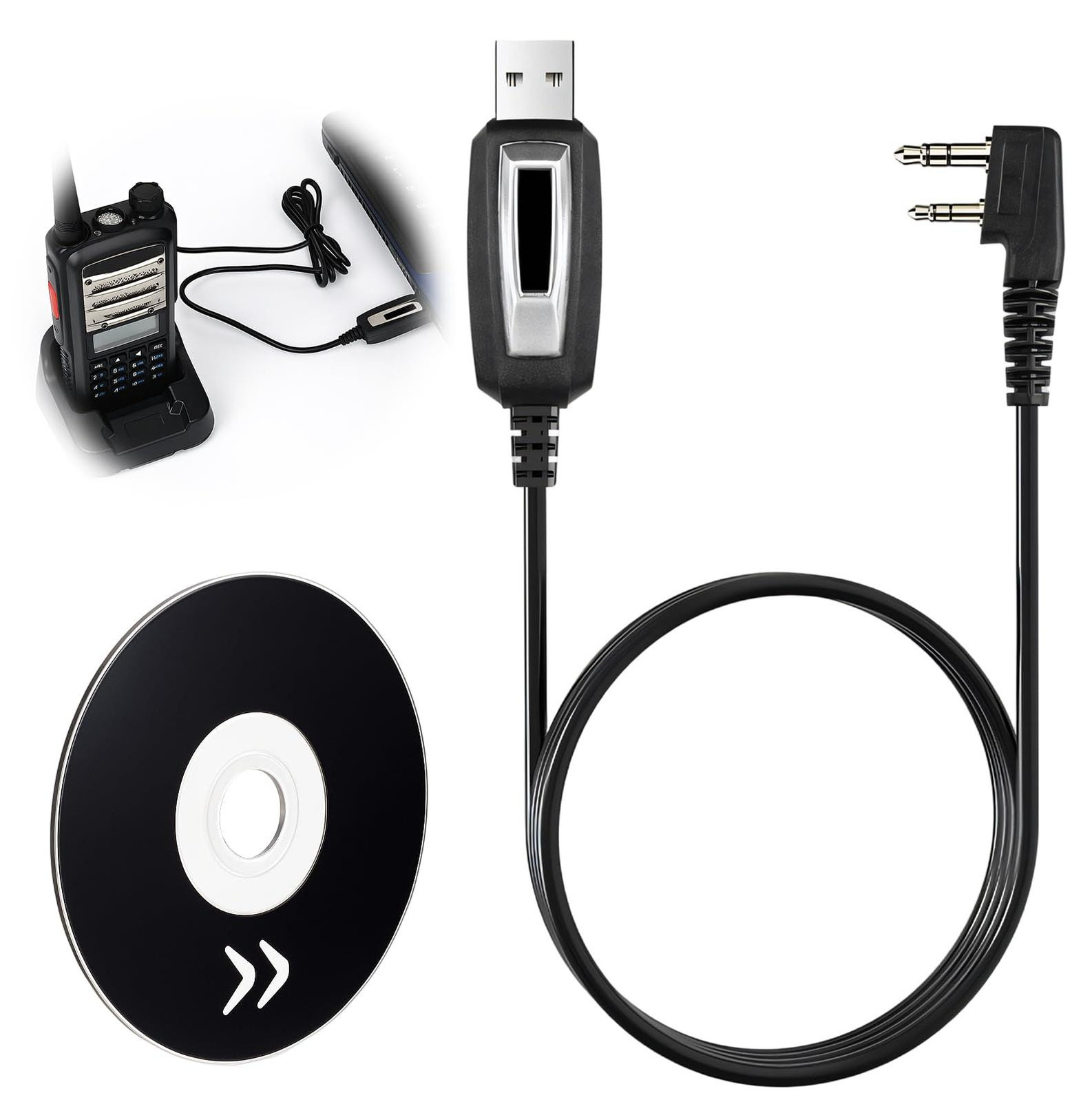 Selius USB-programmeerkabel voor Walkie Talkie - 2-pins