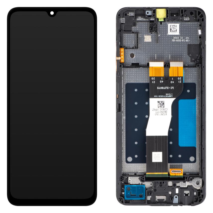 Samsung Display Unit für Galaxy A05s A057, Schwarz (Display) (58016204)