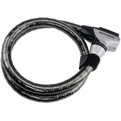 KRYPTONITE Panzerkabelschloss Kryptoflex Amored Key Cable 100 cm grau
