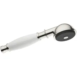 Dornbracht Madison Handbrause 28002970-080010 Metall, Porzellangriff weiß, platin
