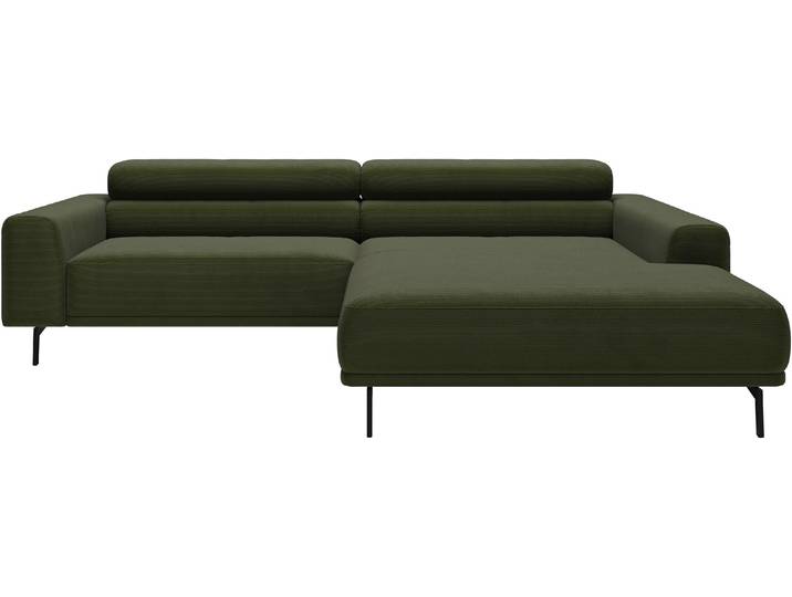SCHÖNER WOHNEN-Kollektion Tossa, Modernes Design trifft smarte Funktione, Breite 258 cm Motorischer Sitzvorzug, Kopfteil-Funktion & Saugroboter-Höhe