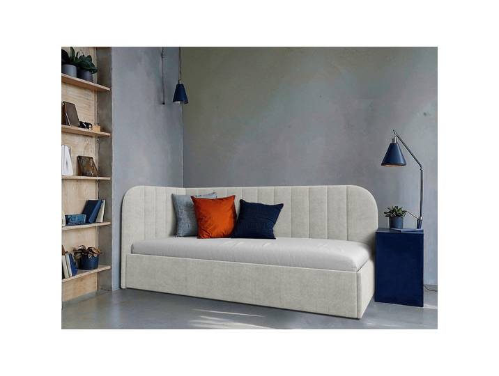 Mid.you Polsterbett, Beige, Kunststoff, 90x200 cm, Stoffauswahl,verstellbar, Schlafzimmer, Betten, Polsterbetten