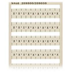 WAGO 209-500/209-035 Bezeichnungskarten Weiß 5 St.