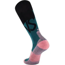 Mons Royale, Unisex, Sportsocken, Ultra Cushion Merino Snow (42 - 44), Schwarz
