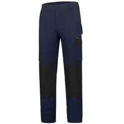 Bundhose Twill 245g/m2 - 48 - marine/schwarz
