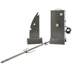 Giemme Spoleto - Elektrischer Profi-Drehspieß für Vierkantspieß 10×10 mm, Fleischkapazität bis 30 kg