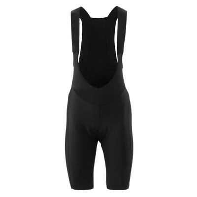 Fahrradhose GONSO "Ride Miles Bib Circle W", Damen, Gr. 40, Normalgrößen, schwarz, 78% Polyester, 22% Elasthan, Hosen Fahrradhose, Damen Träger-Radhose mit Sitzpolster, Tight fit