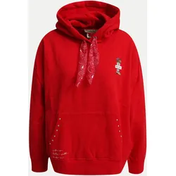 Oversized Hoodie Crazy Rot M