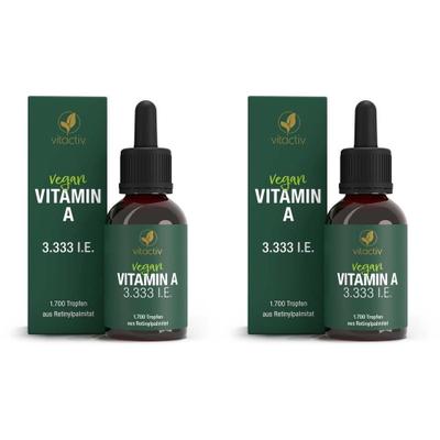 Vitamin A Tropfen 2x 2x50 ml zum Einnehmen