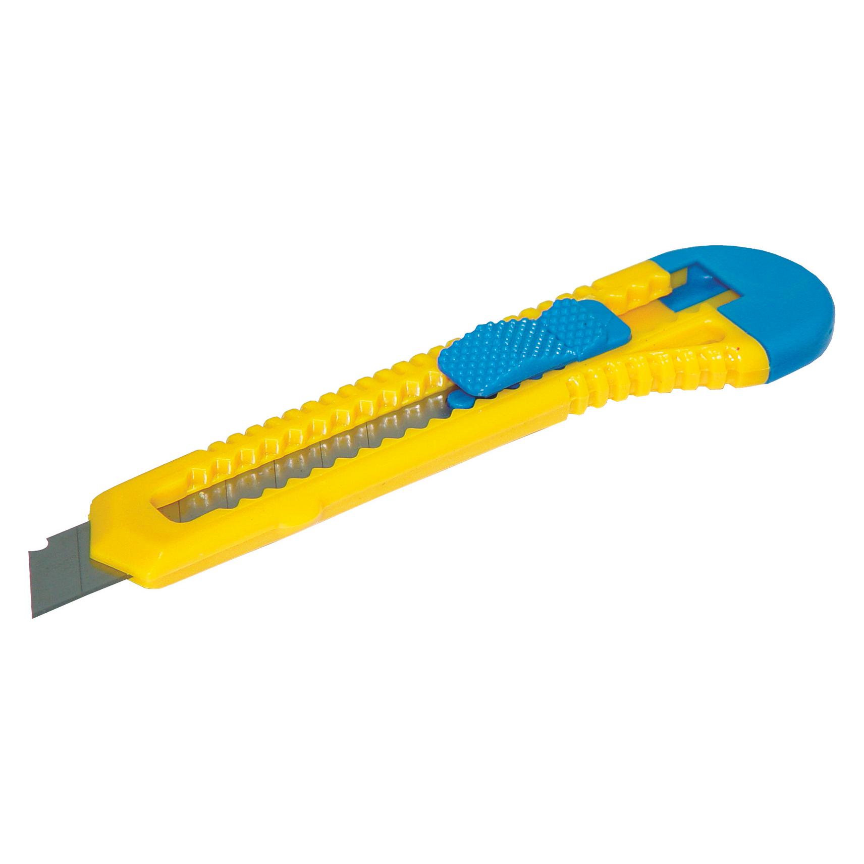 Donau Office cutter messer, 18mm, kunststoff, mit bremse, blau-gelb (47273787)