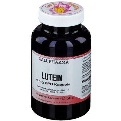 Lutein 6 mg GPH Kapseln 180 St