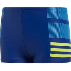 ADIDAS Kinder Badehose fitness boxer colourblock 3 stripes boys, Größe 164 in Blau Blau