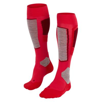 Skistrümpfe FALKE "SK4 Advanced", Damen, Gr. 35-36, Sockengröße, rosa (rose), Materialmix, normal, Socken, wärmend, hohe Feuchtigkeitsaufnahme, schnell trocknend