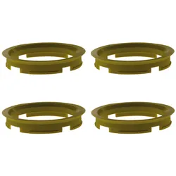 WamSter® 4 Zentrierringe 76,9mm - 66,5mm ZD-System senf