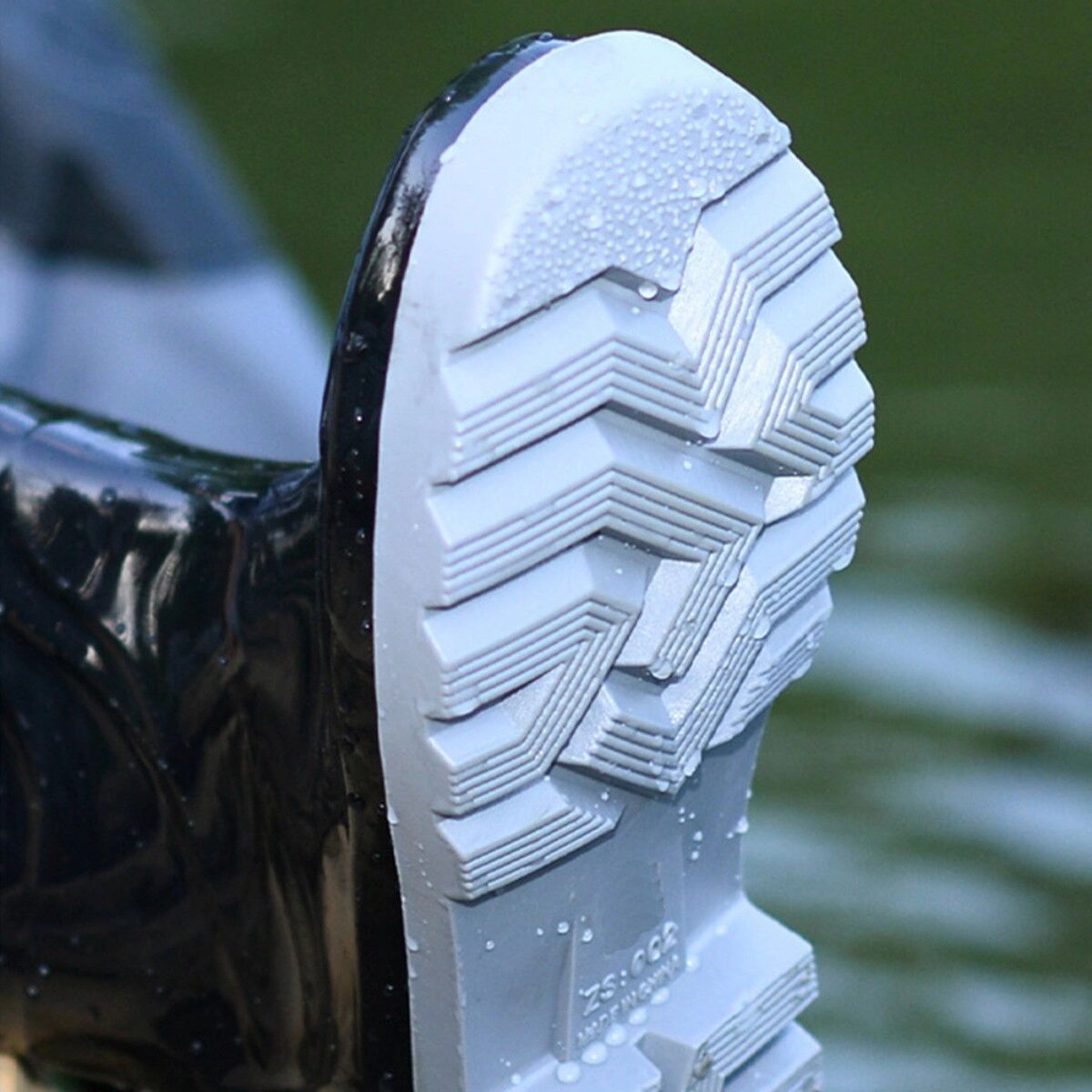 INF PVC-Brustwathose - Abriebfeste Einteilige Regenhose mit Elastischen Trägern, Verstärkten Knien und Rutschfester Sohle
