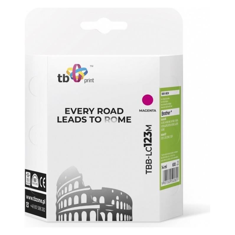 Print Tusz do Brother LC123 TBB-LC123M MA (M) (TBB-LC123M)