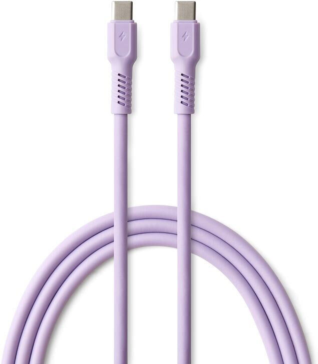 Colorum USB-C til USB-C Kabel - 60W / 1.8m - Lavender