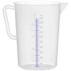 Hendi 30x Messbecher,Polyproylen,2L,⌀140x(H)215mm