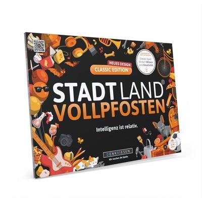 DENKRIESEN - STADT LAND VOLLPFOSTEN® - CLASSIC EDITION - 'Intelligenz ist relativ.' - A4