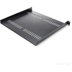 StarTech Server Rack Shelf Vented 1u St, Serverschrank Zubehör, Schwarz